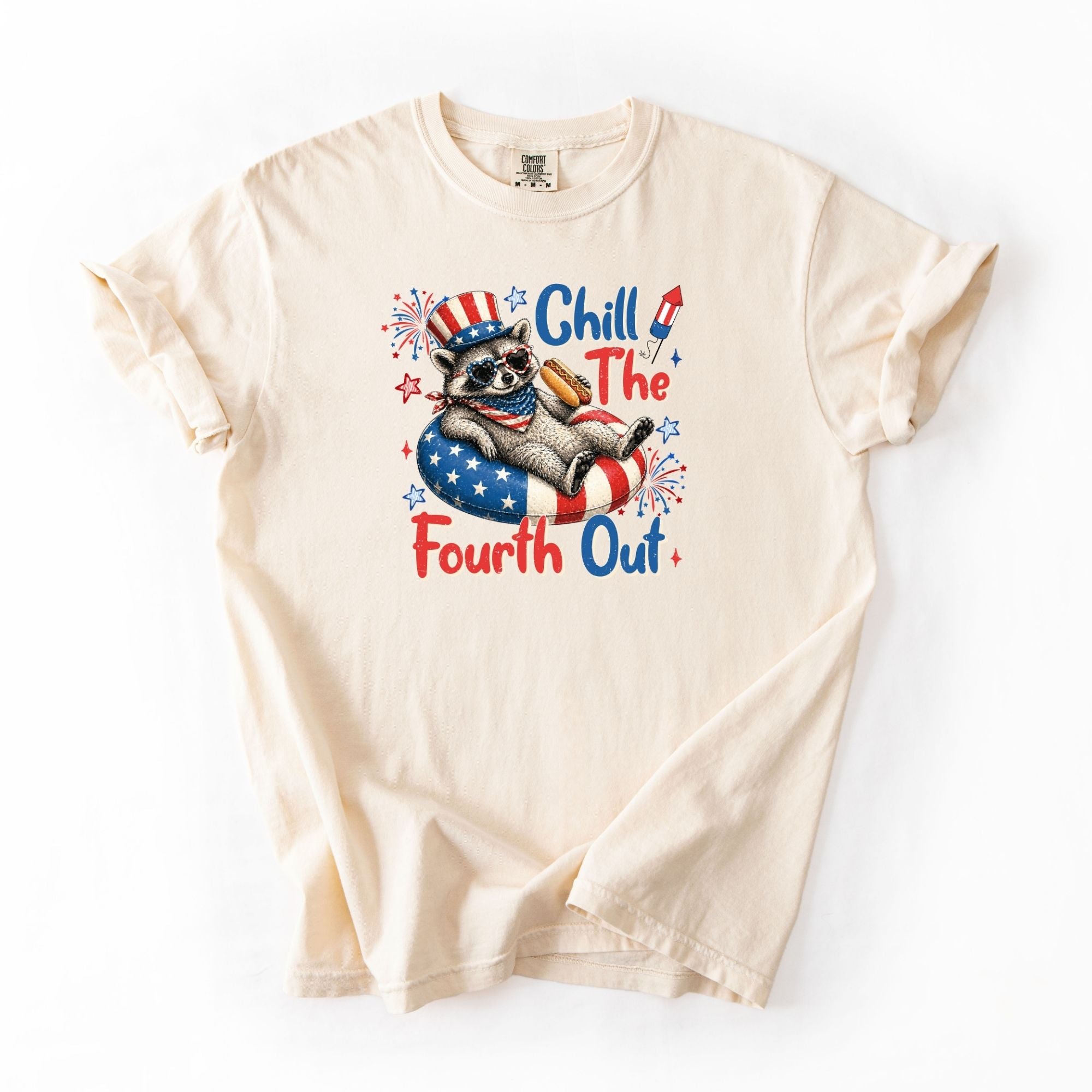 Chill The Fourth Out Racoon