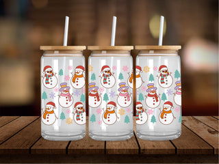 Chillin Snowmen 16 Oz Wrap