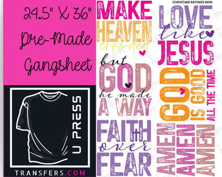 Christian Sayings Mini
