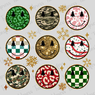 Christmas Camo Patterned Smiles