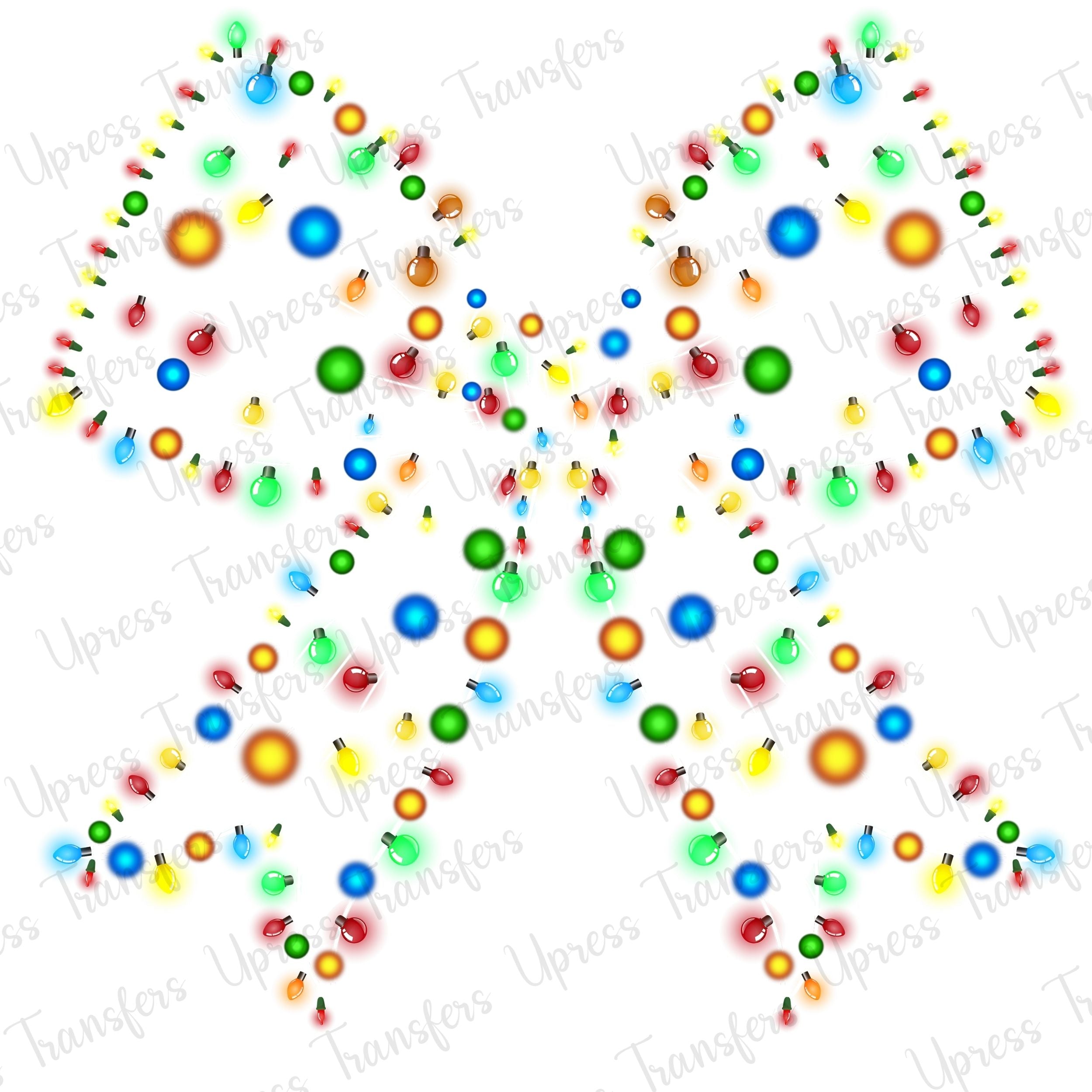 Christmas Light Bow Bulbs