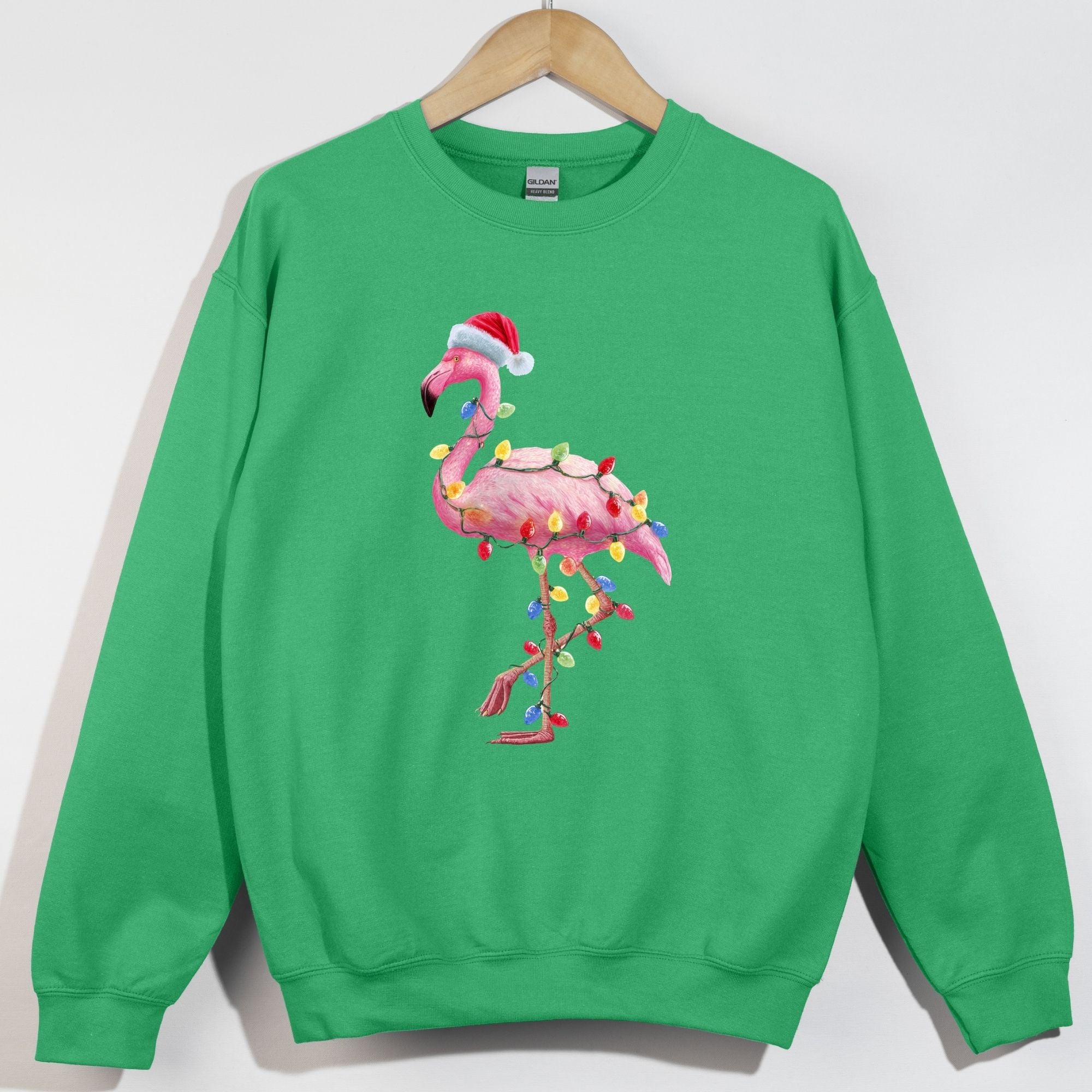 Christmas Lights Flamingo Pink