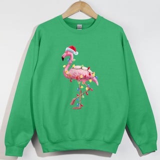 Christmas Lights Flamingo Pink