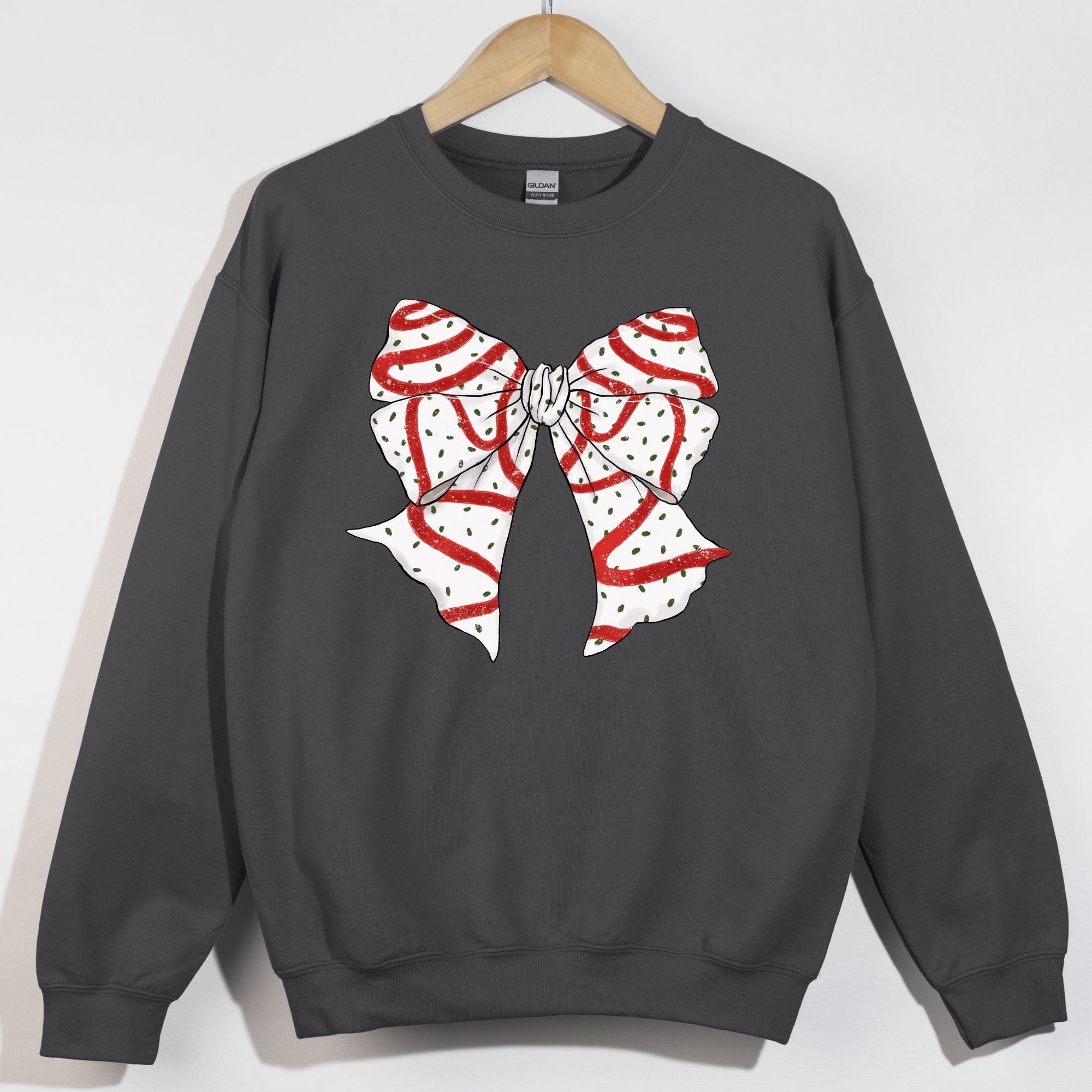 Christmas Tree Cake Inspired Bow