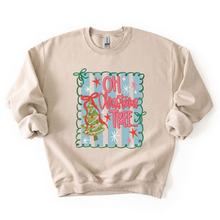 Christmas Tree Striped Frame