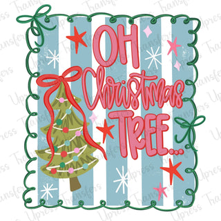 Christmas Tree Striped Frame