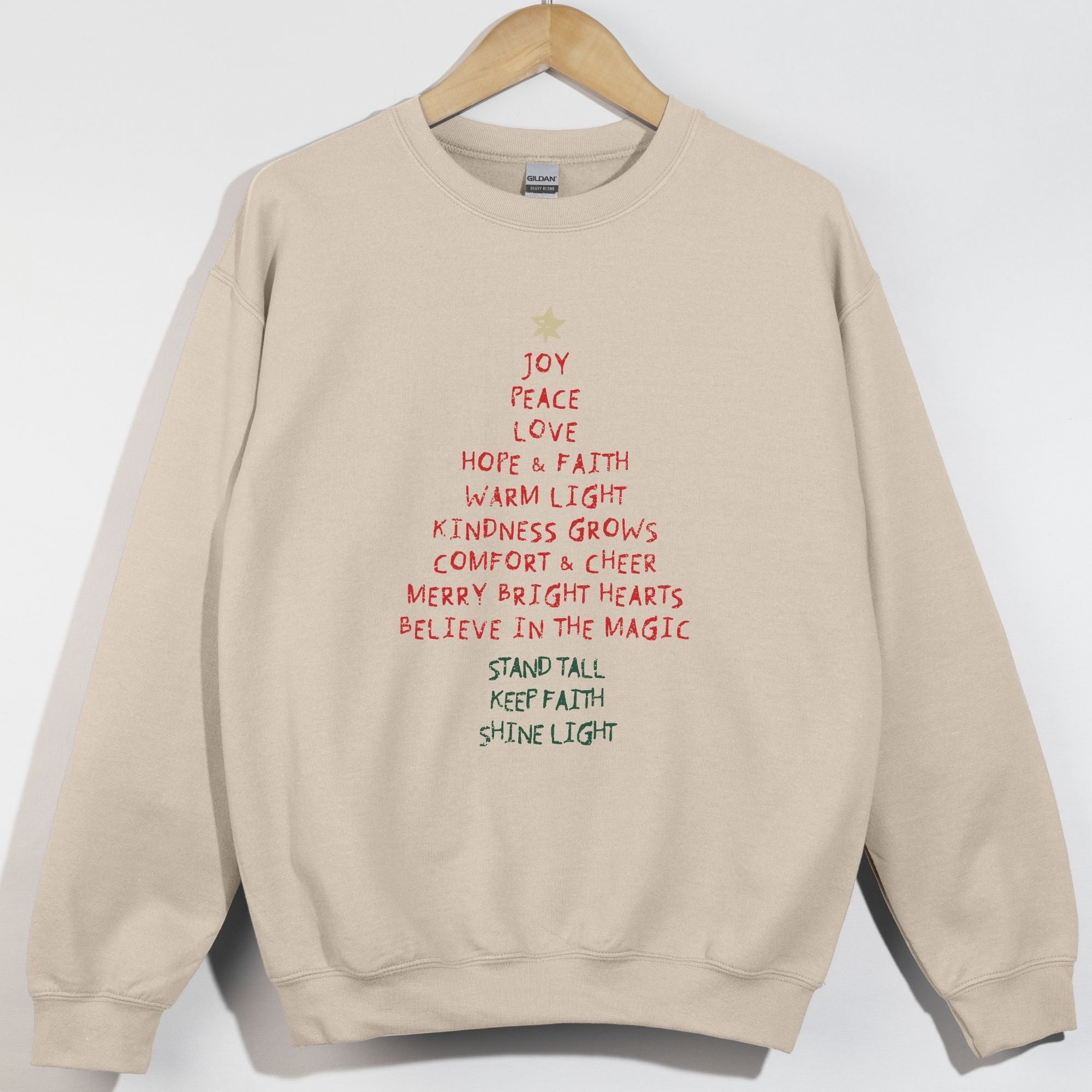 Christmas Words Tree