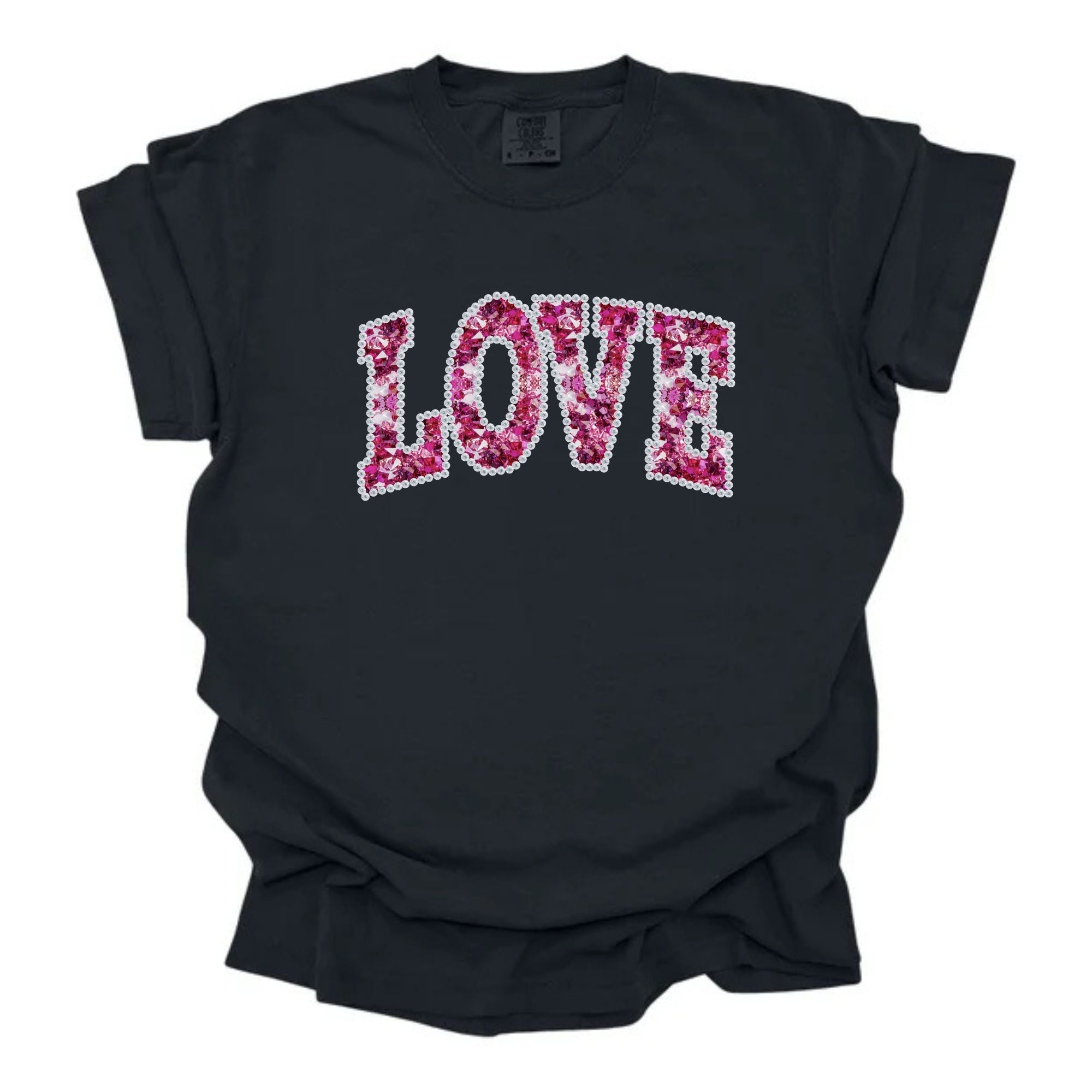 Chunky Rhinestone Love