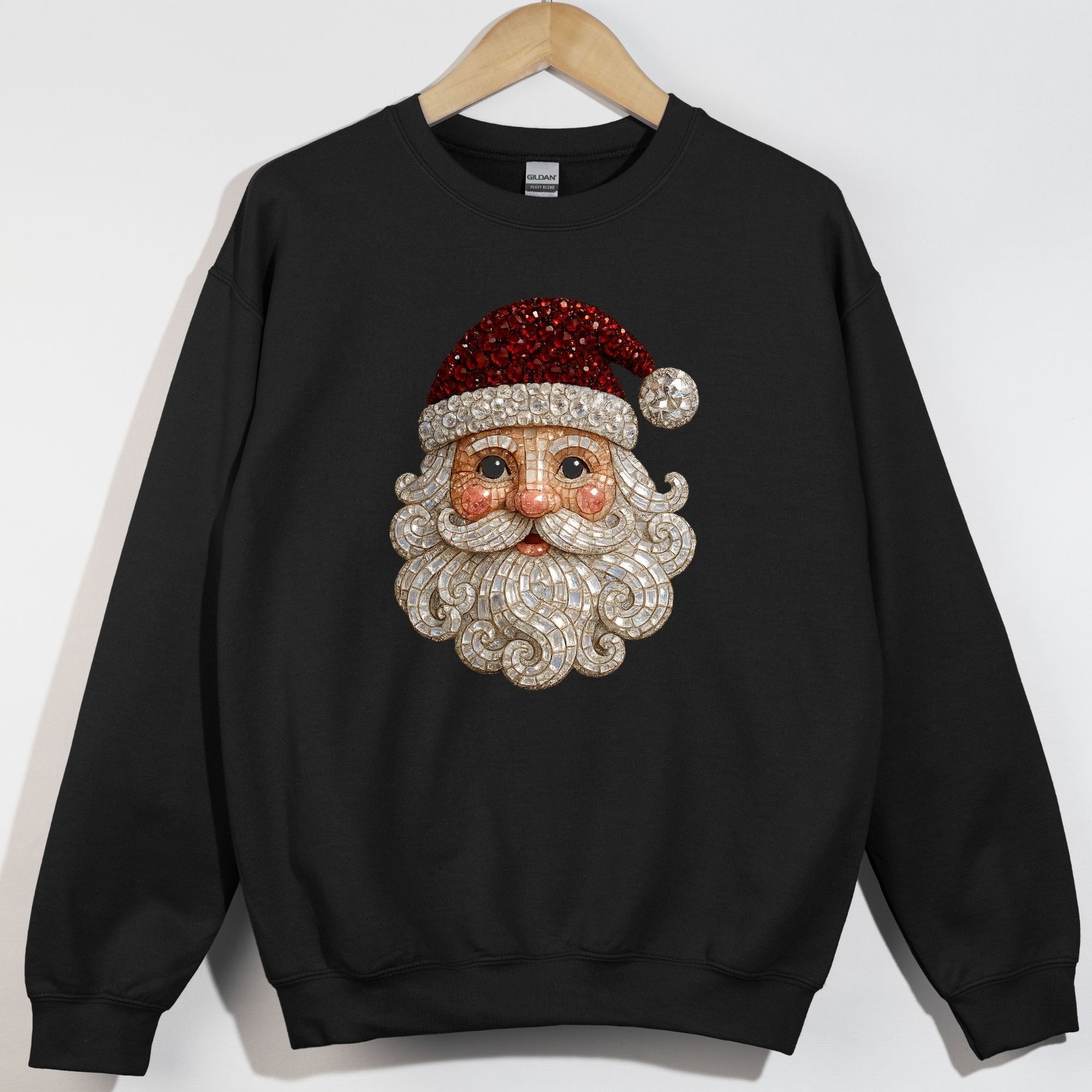 Chunky Rhinestones Santa