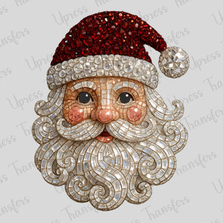 Chunky Rhinestones Santa