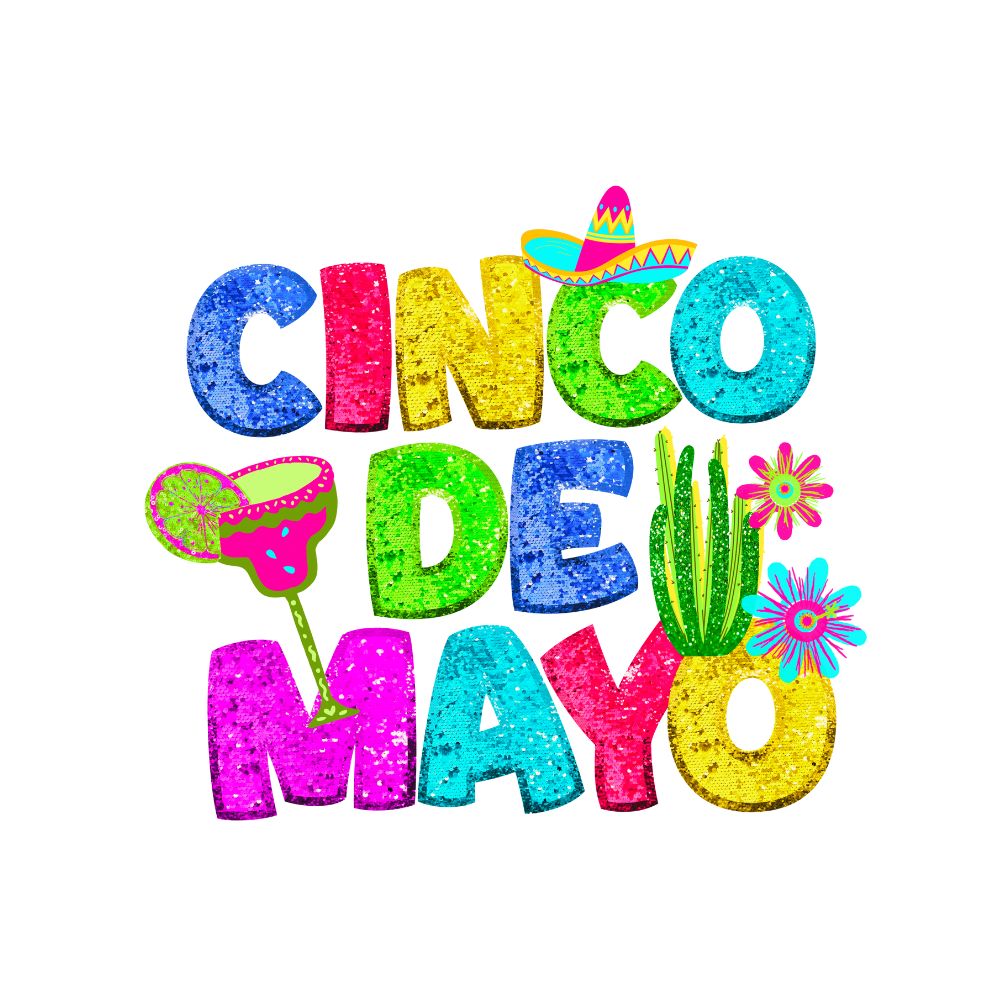Cinco De Mayo Sparkle â U Press Transfers