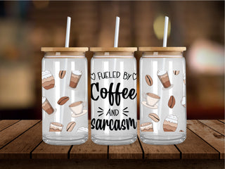 Coffee And Sarcasm 16 Oz Wrap