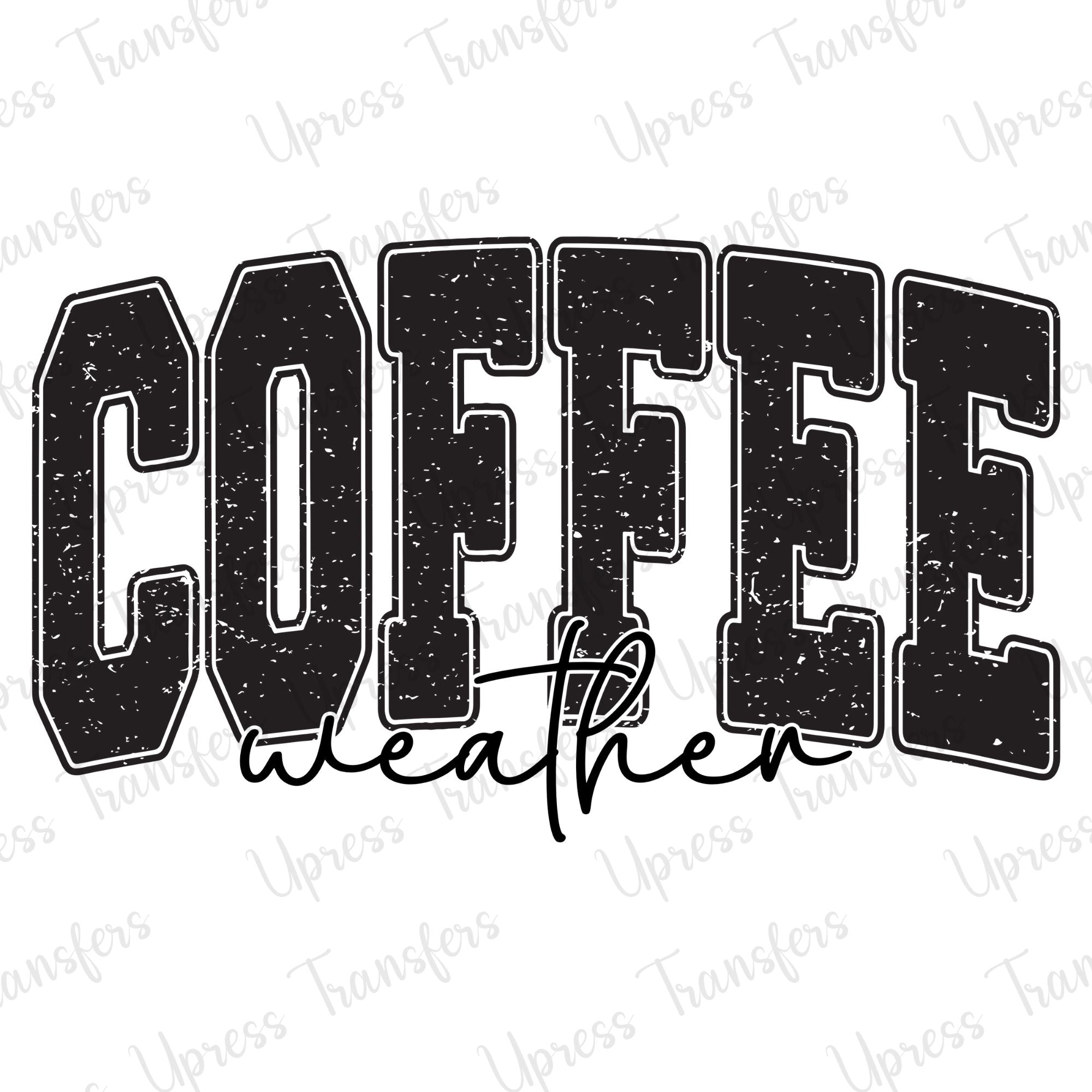 Coffee Weather Bold Script Black