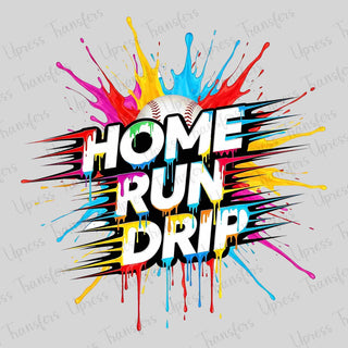 Colorful Drip Home Run