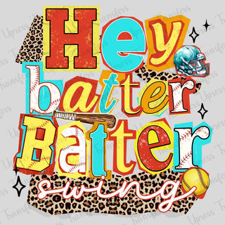 Colorful Hey Batter Leopard