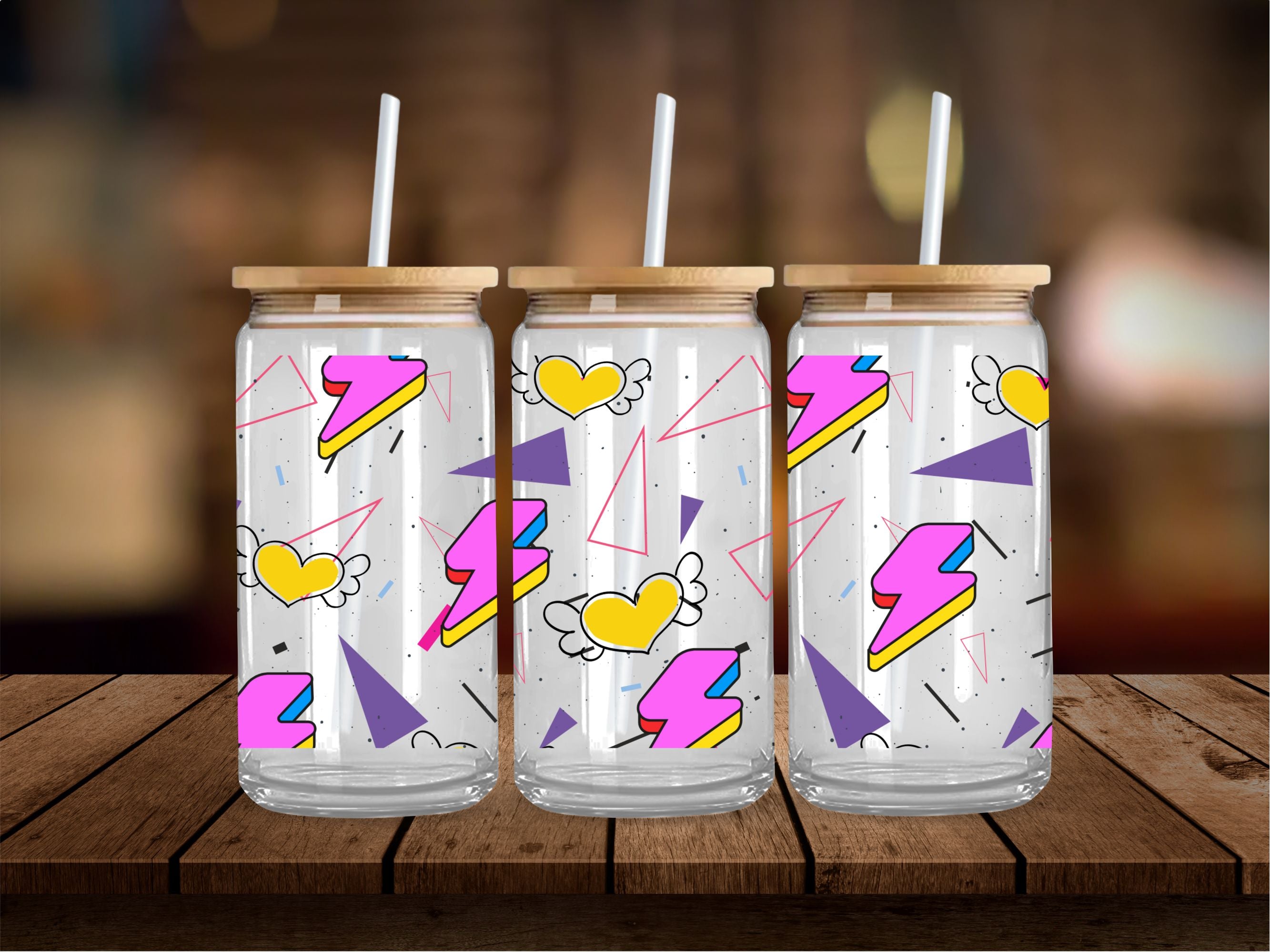 Colorful Pop 16 Oz Wrap