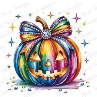Colorful Rainbow Pumpkin