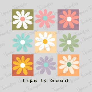 Contour Flowers Life Is Good