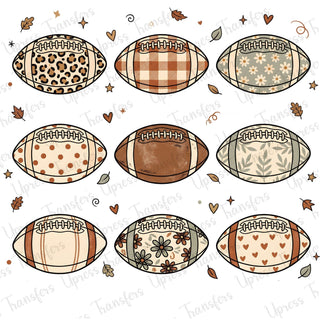Contour Football Patterns