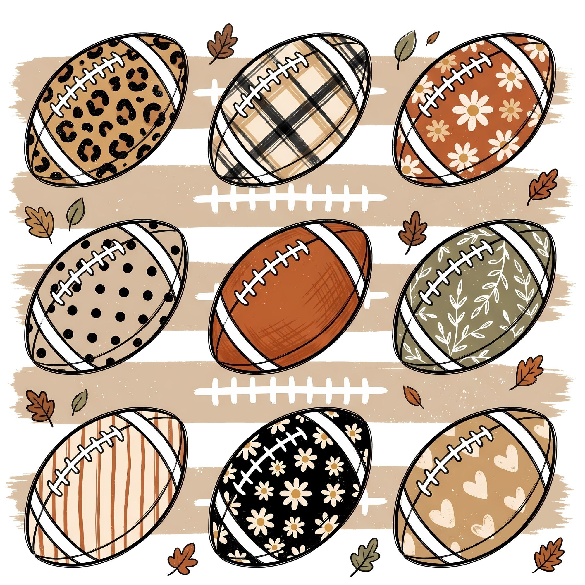 Contour Footballs Fall Time