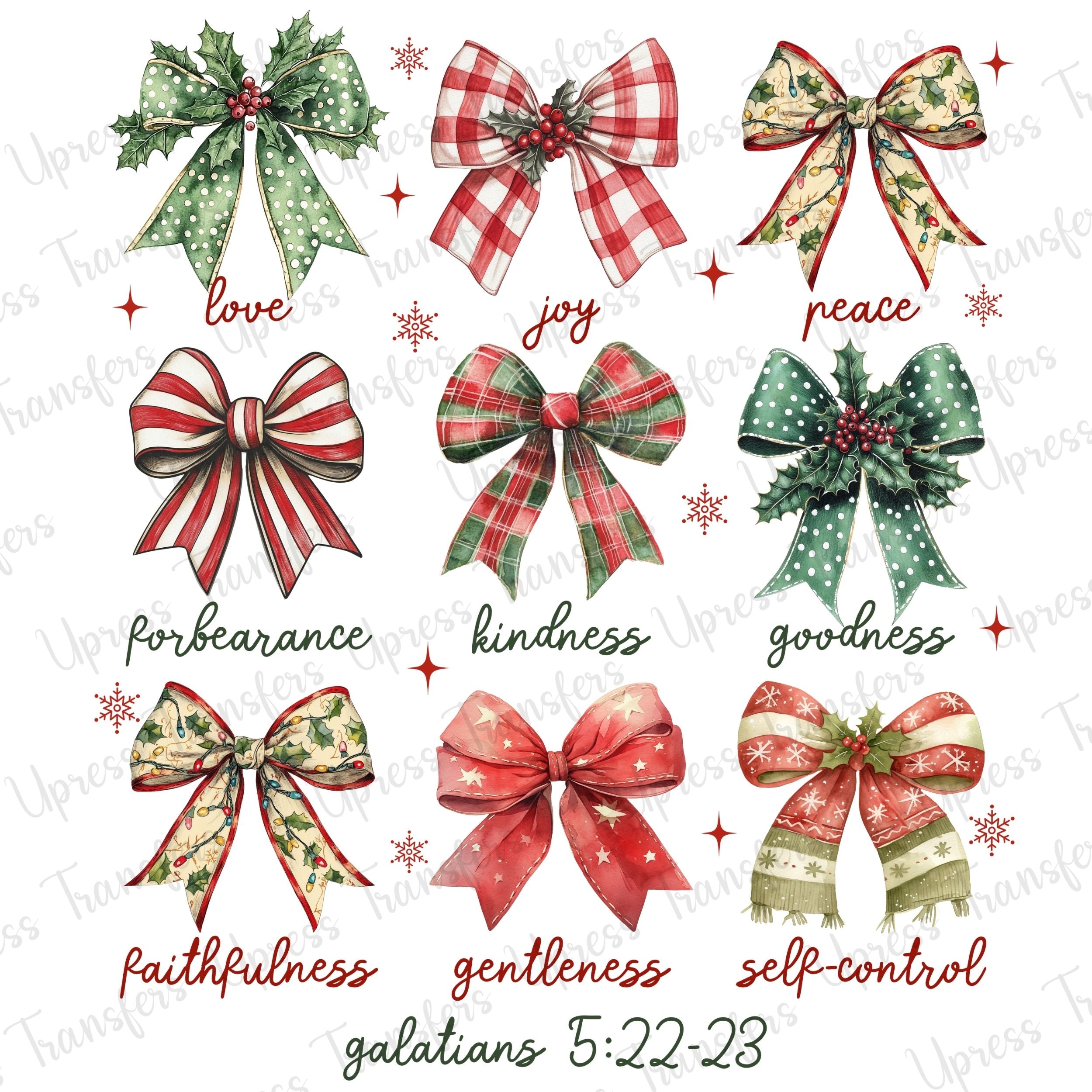 Contour Of Christmas Decor Bows