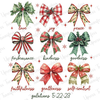 Contour Of Christmas Decor Bows