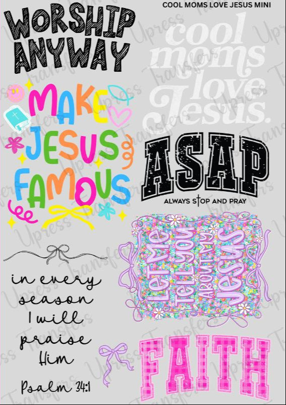 Cool Moms Love Jesus Mini