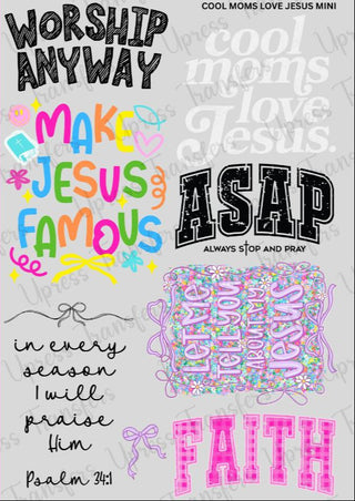 Cool Moms Love Jesus Mini