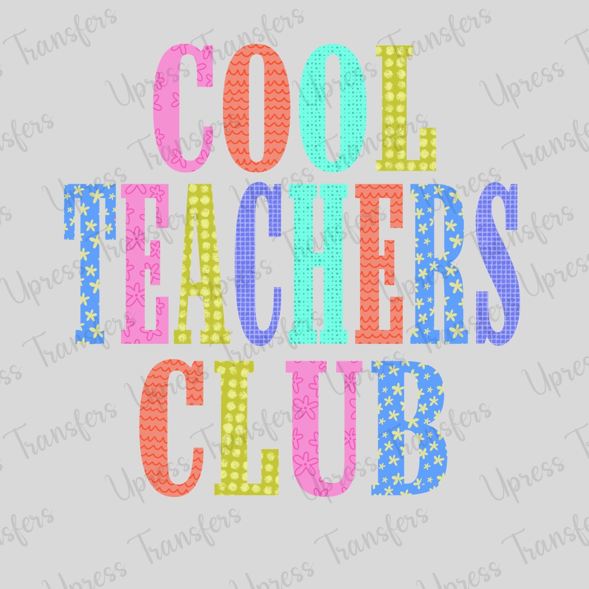 Cool Teachers Club Patterns