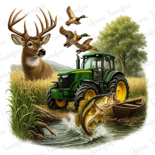 Country Living Green Tractor