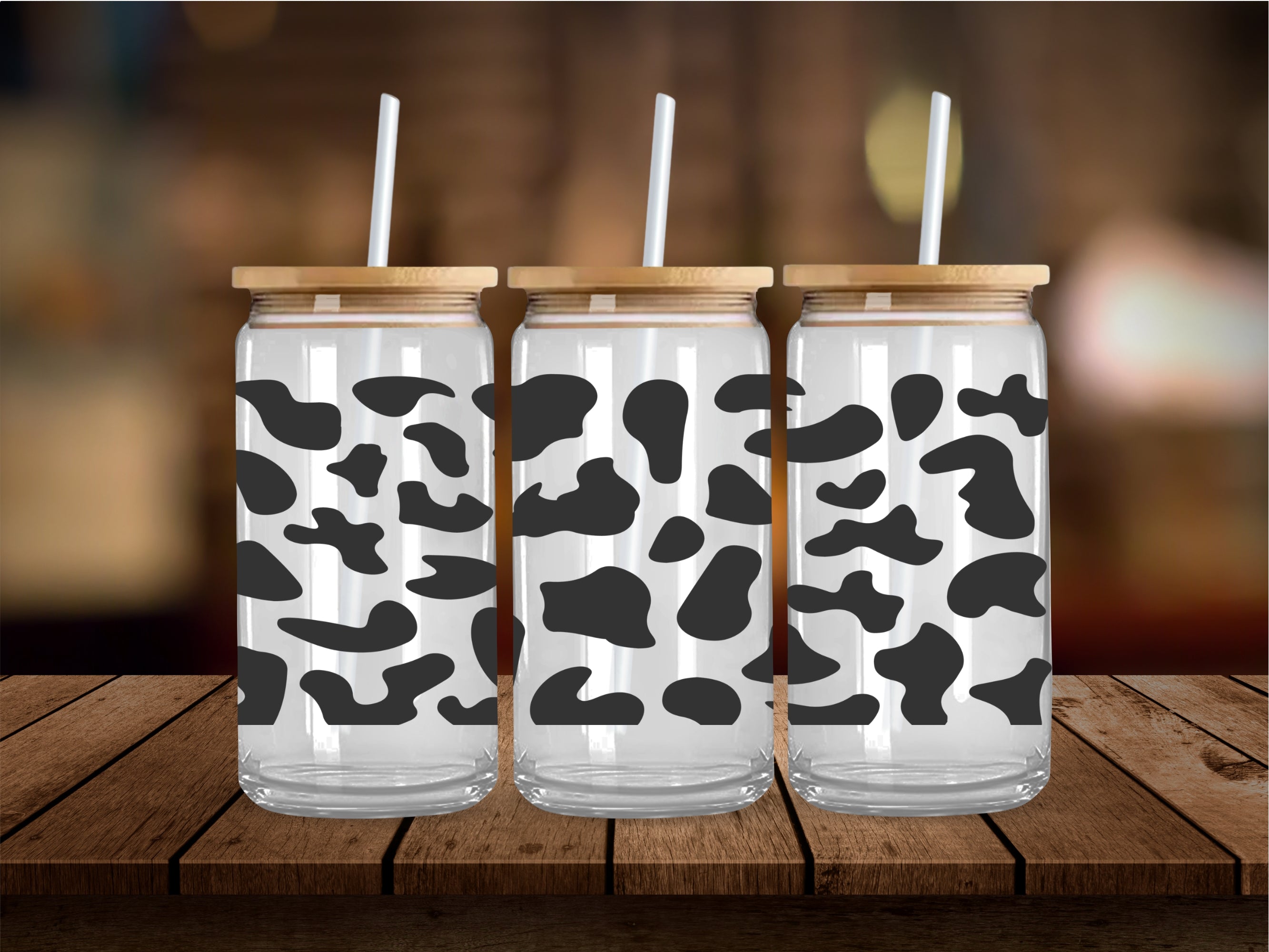 Cow Print 16 Oz Wrap