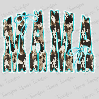 Cow Print Mama Bows