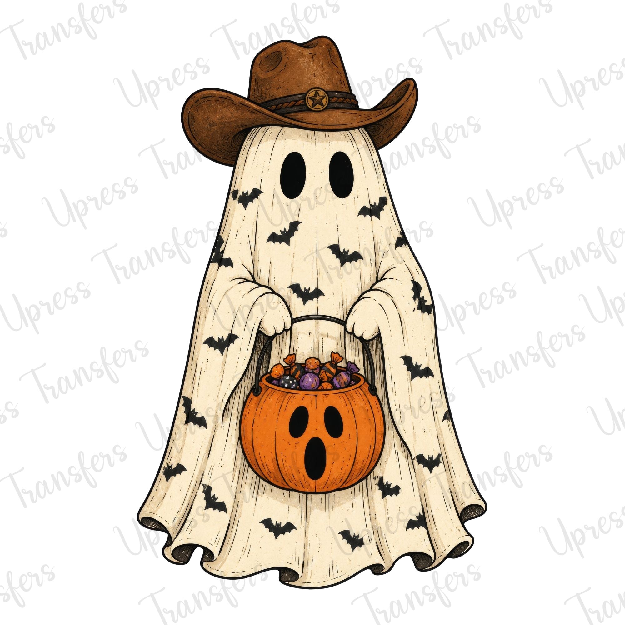 Cowboy Bat Printed Ghost