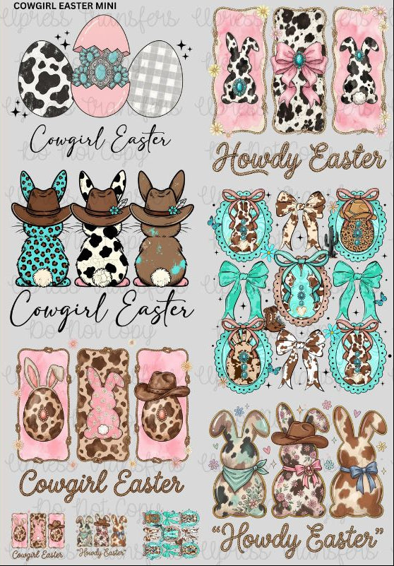 Cowgirl Easter Mini