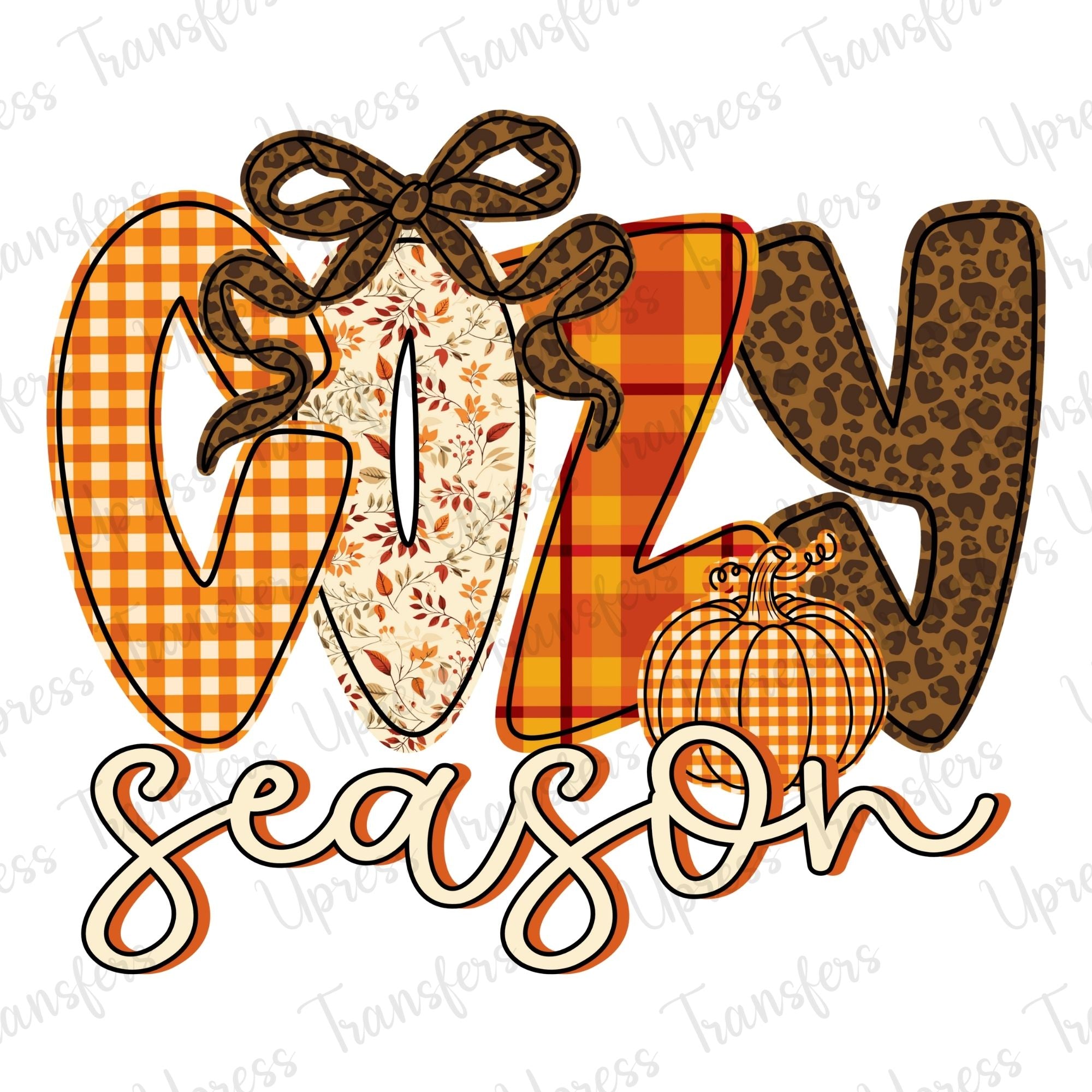 Cozy Season Cutesy Patterns Fall