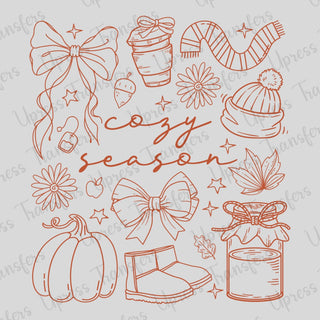 Cozy Season Orange Collage