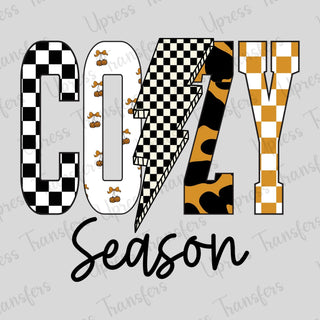 Cozy Season Patterned Letters