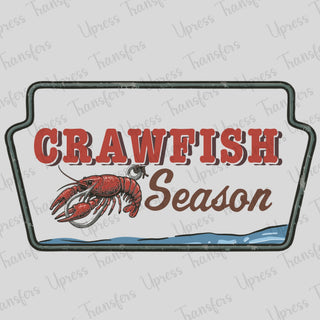 Crawfish Season Vintage Frame