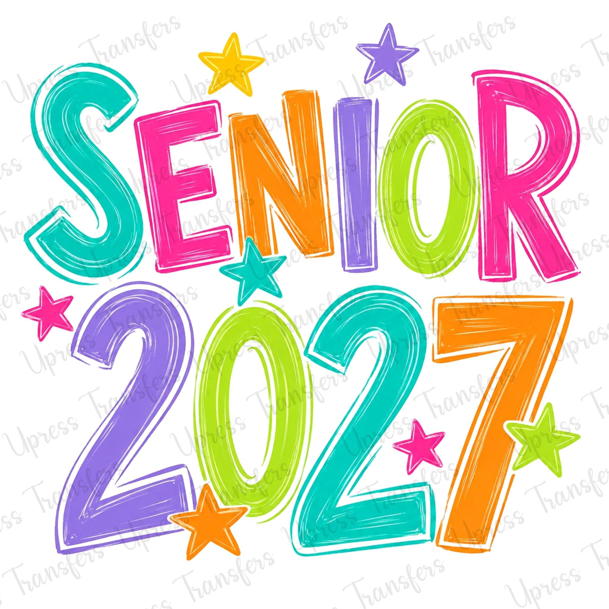 Crayon Colored Senior