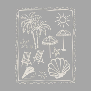Cream Stamp Beach