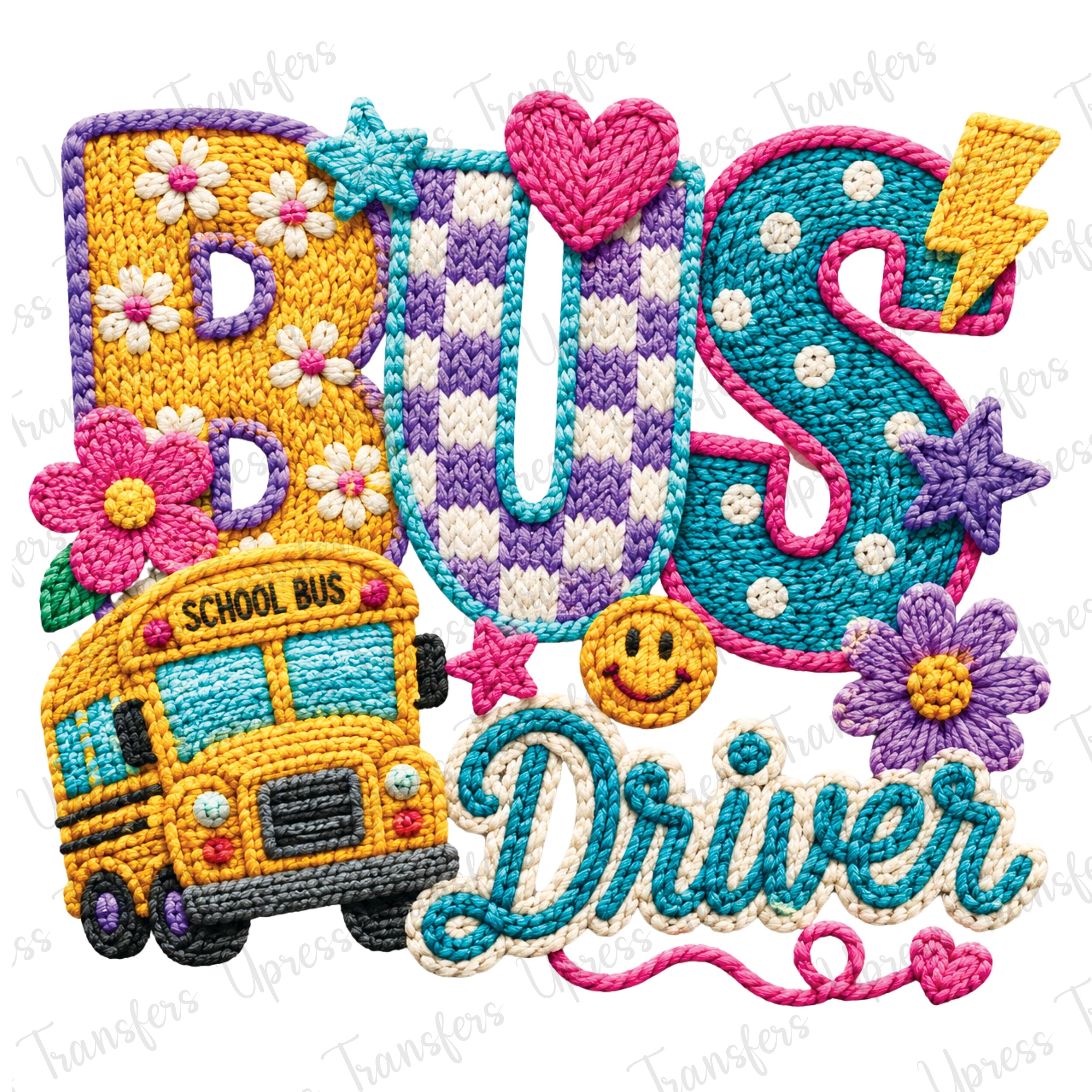 Crochet Bus Driver