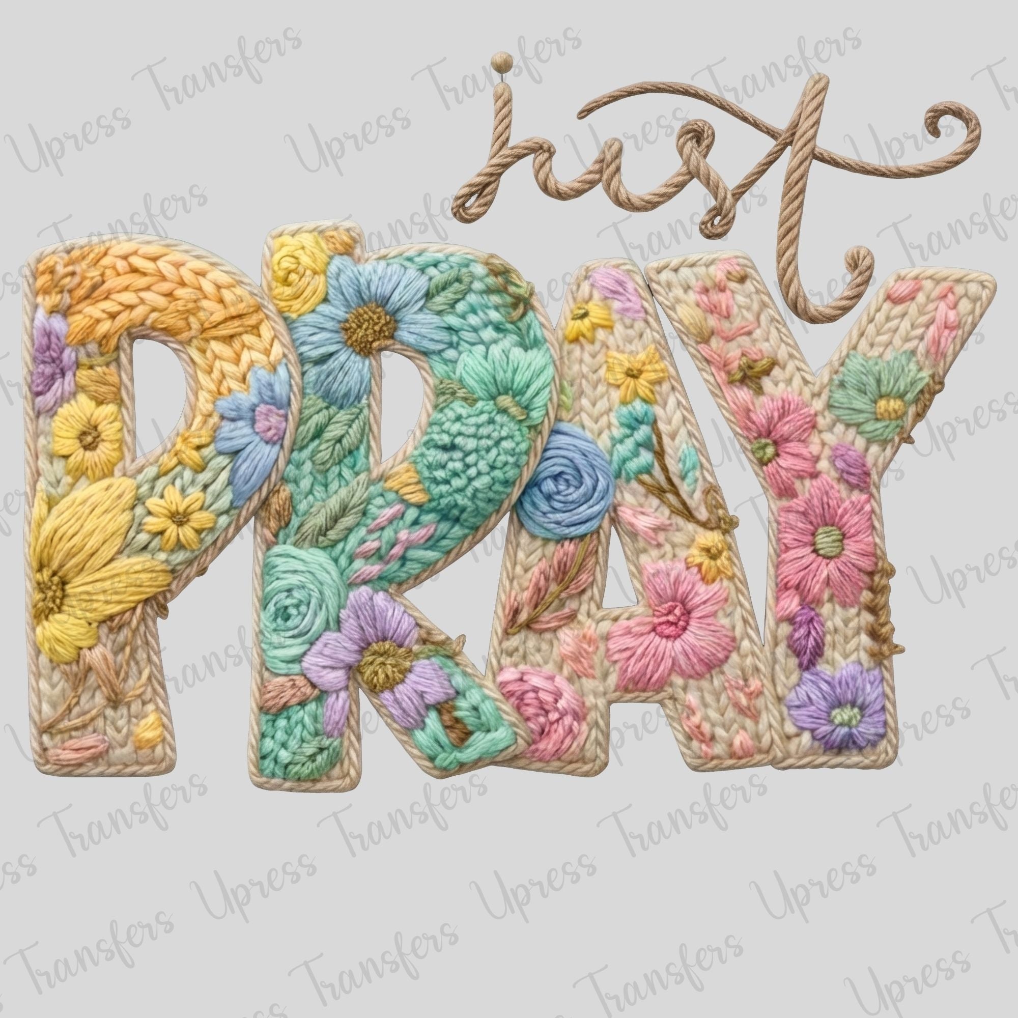 Crochet Floral Pray