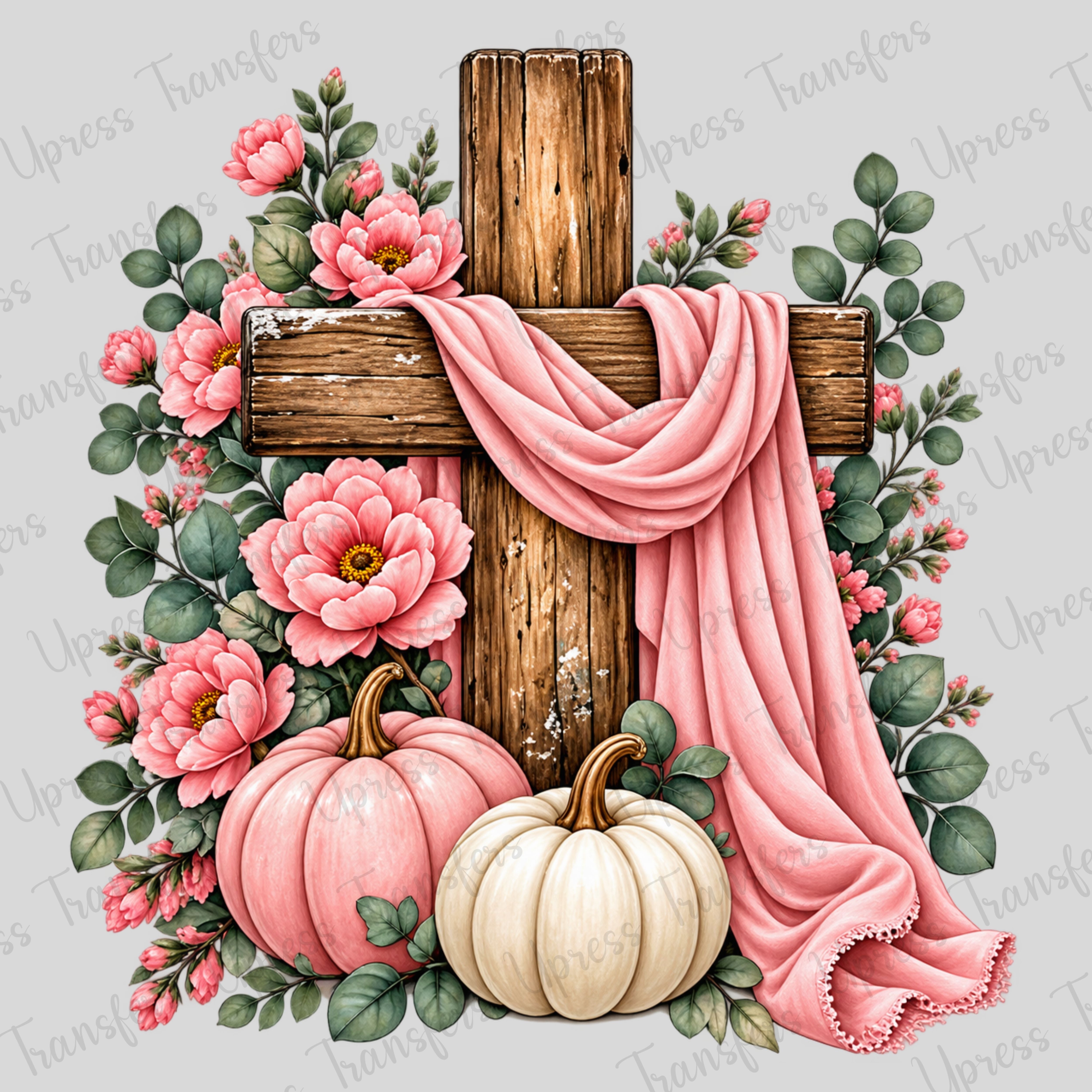 Cross Pink Cloth