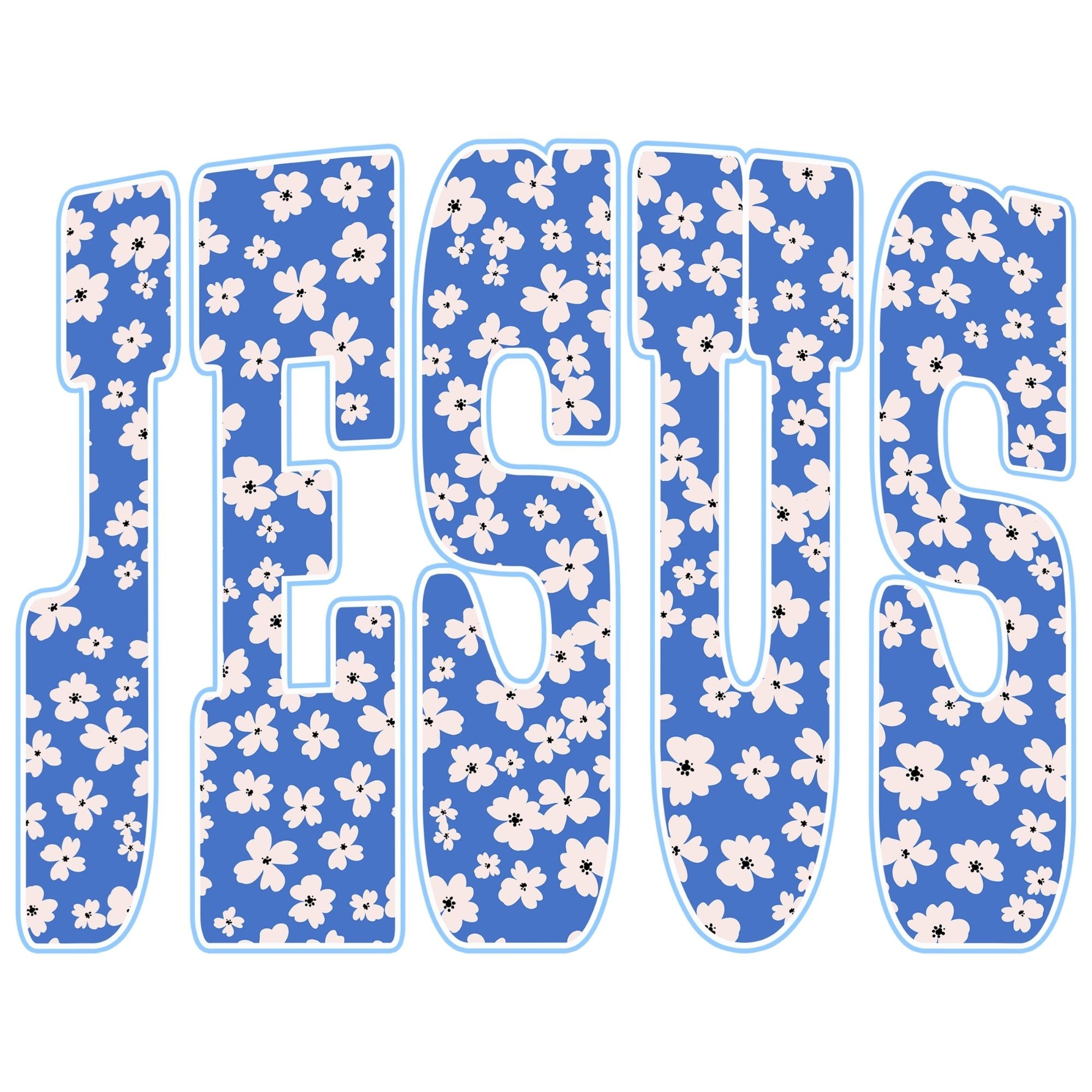 Cute Flowers Simple Jesus