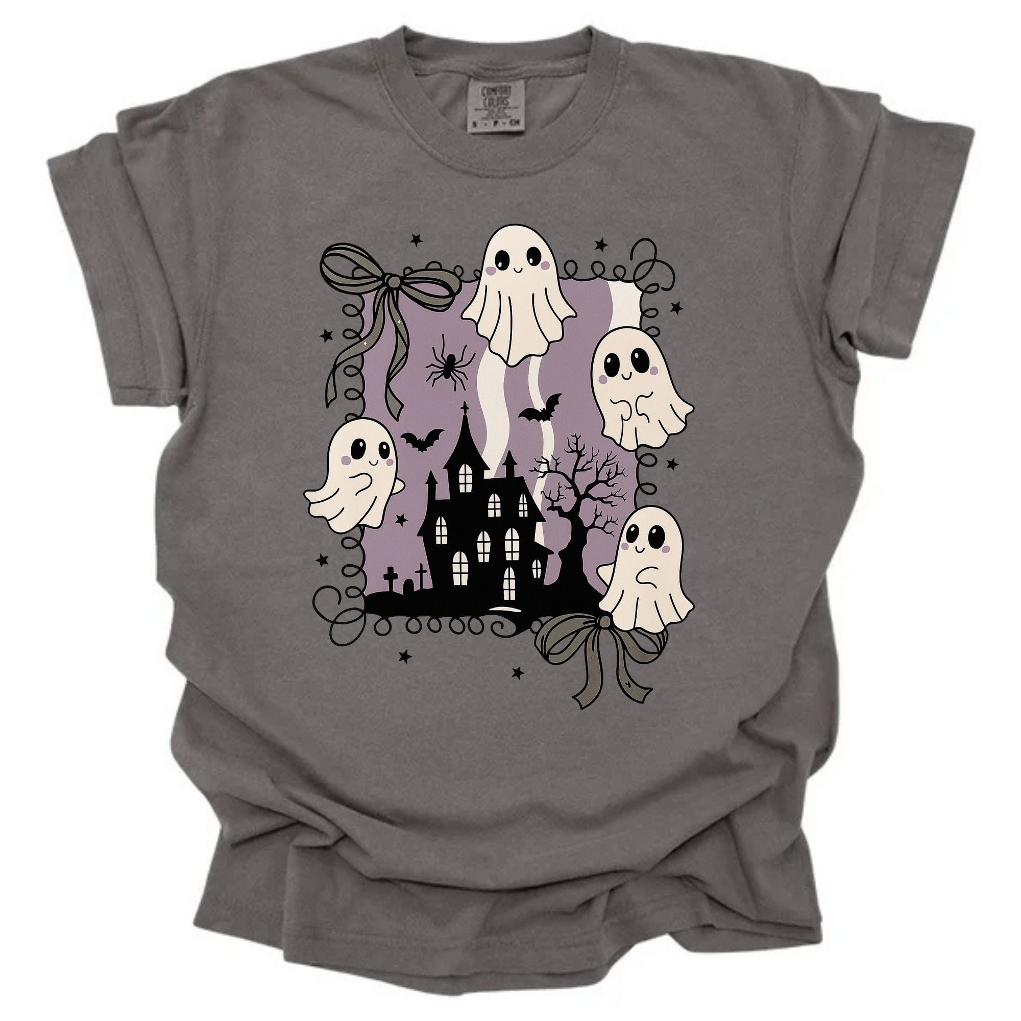 Cute Ghost and Haunted House