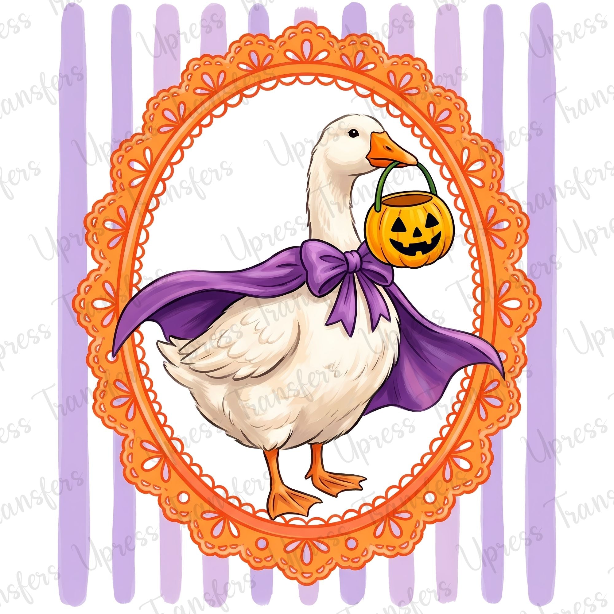 Cute Halloween Framed Goose
