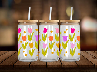 Cute Tulips 16 Oz Wrap