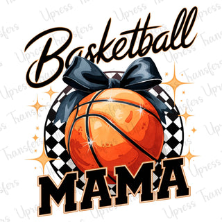 Cutesy Basketball Mama Checkered