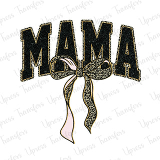 Cutesy Cheetah Print Mama Droopy Bow