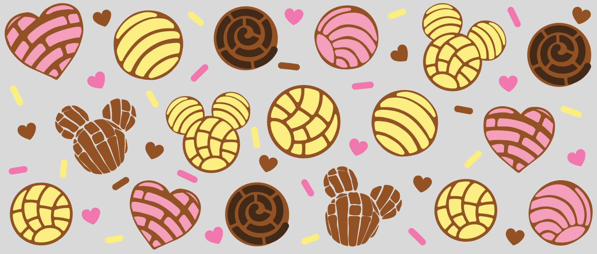 Cutesy Conchas 16 oz UV Wrap